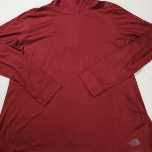 NWT red North Face tech hoodie